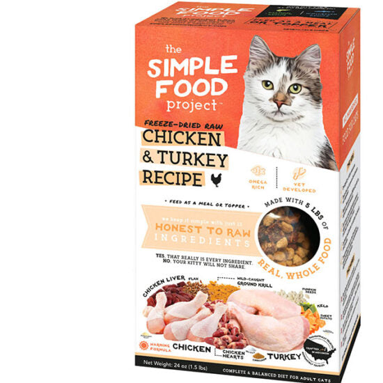 Herbsmith Simple Food Project C Chicken & Turkey Cat Food (24 oz)