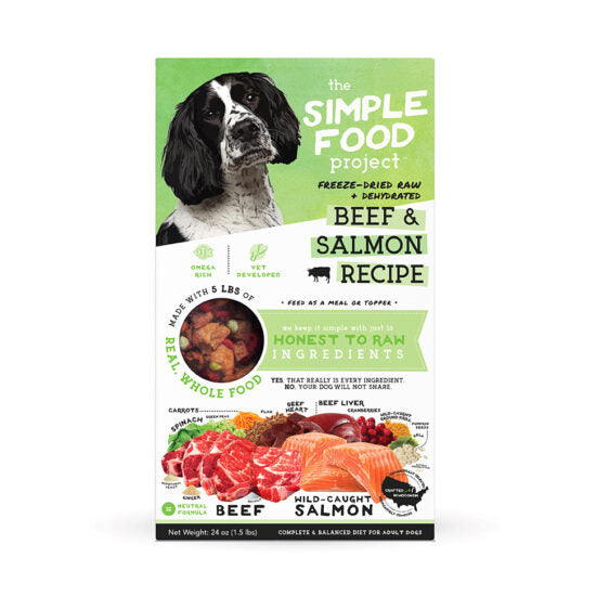 Herbsmith Simple Food Project D Beef & Salmon Dog Food