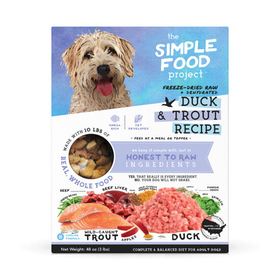 Herbsmith Simple Food Project D Duck & Trout Dog Food