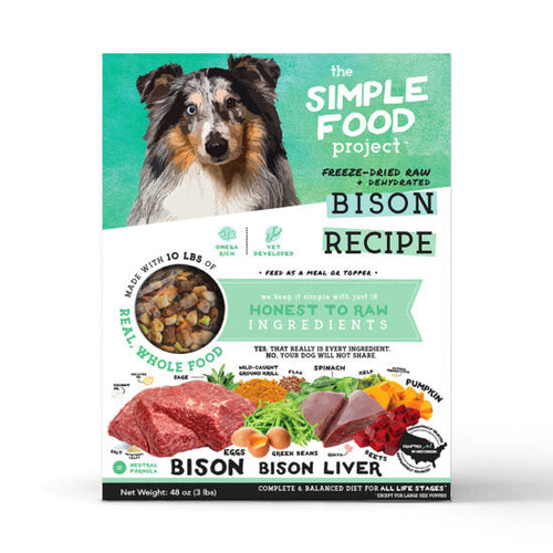 Herbsmith Simple Food Project D Bison Dog Food