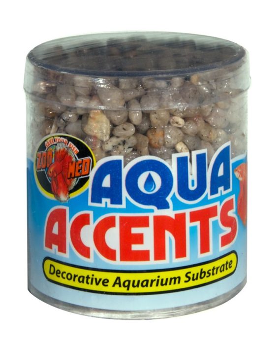 Zoo Med Aqua Accents (226.8 g, Light River Pebbles)