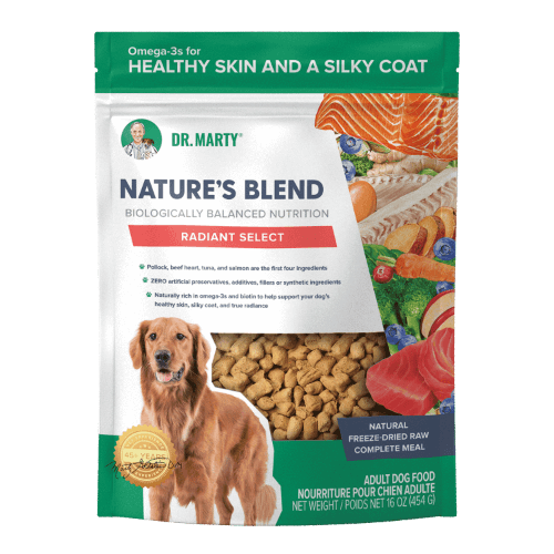 Dr. Marty Nature’s Blend Radiant Select Premium Freeze-Dried Raw Dog Food