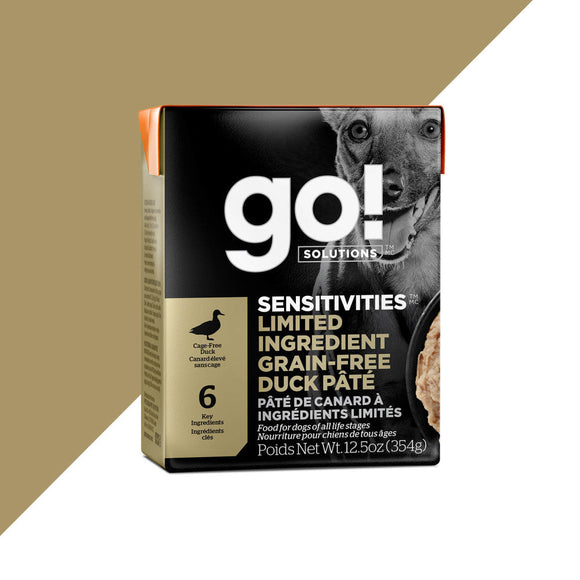 GO! SENSITIVITIES Limited Ingredient Grain-Free Duck Pâté (12.5 oz)