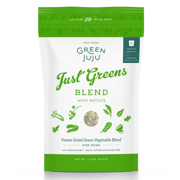 Green Juju Just Greens Blend with Nettles Dog Treats (1.75-oz)
