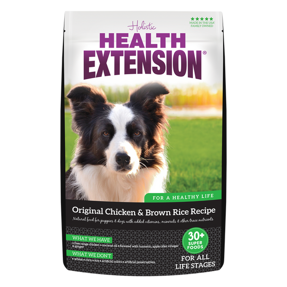 Health Extension Original Chicken & Brown Rice Recipe Dry Dog Food