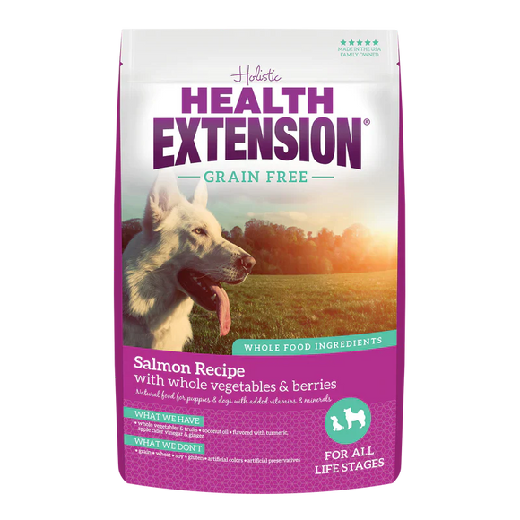 Health Extension Grain Free Salmon & Sweet Potato Recipe Dry Dog Food