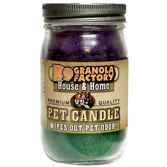 K9 Granola Factory House & Home Collection Lavender & Green Tea Pet Odor Eliminator Candle