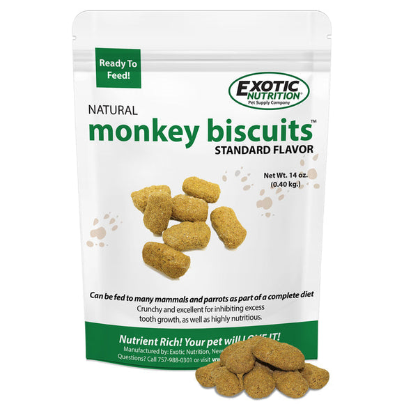 Exotic Nutrition Monkey Biscuits (Standard, 14 oz)