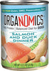 Organomics Salmon and Duck Dinner for Dogs (12.5 OZ & Case of 12)