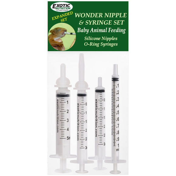 Exotic Nutrition Wonder Nipple & Syringe Set (1 set)