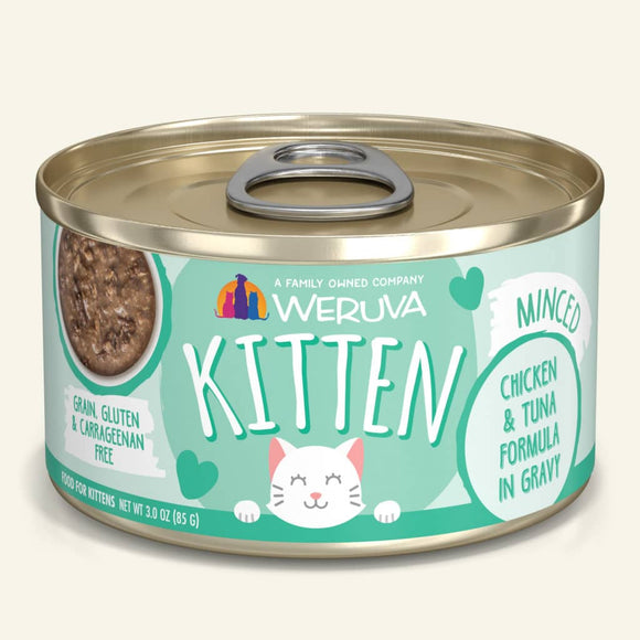 Weruva Kitten, Chicken & Tuna Formula in Gravy (3-oz, Single)