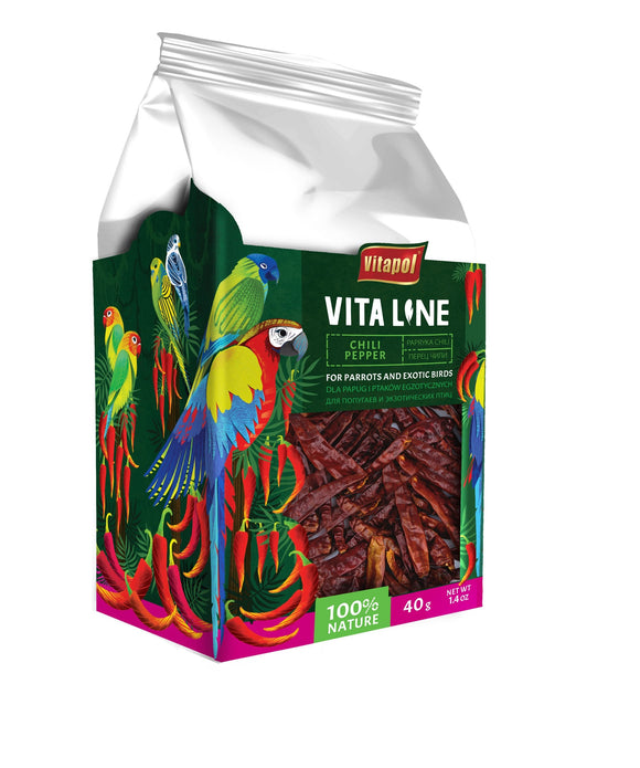 A&E Cage VitaPol 	Vitaline Chili Pepper Parrots & Exotic Birds (40g)