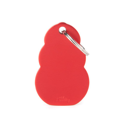 MyFamily KONG Aluminum Red ID Tag (Red)