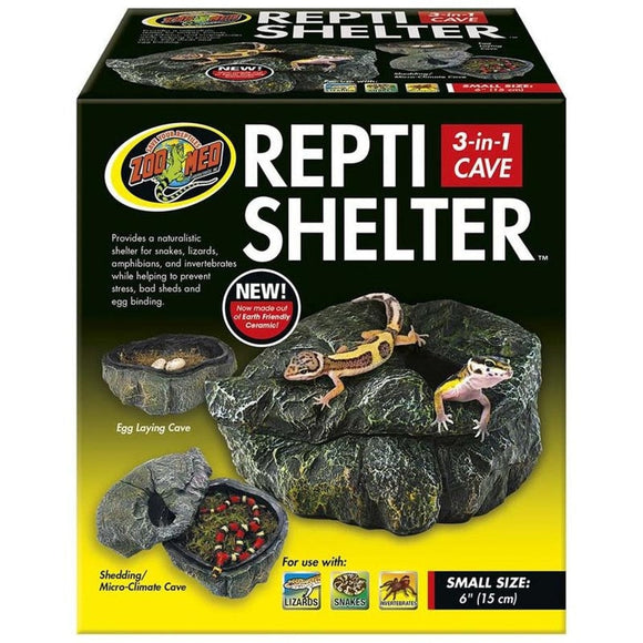 REPTI SHELTER 3-IN-1 CAVE (SM)