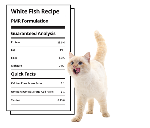 Steve's Real Food Freeze-Dried Raw Cat Food White Fish Recipe (10 oz)