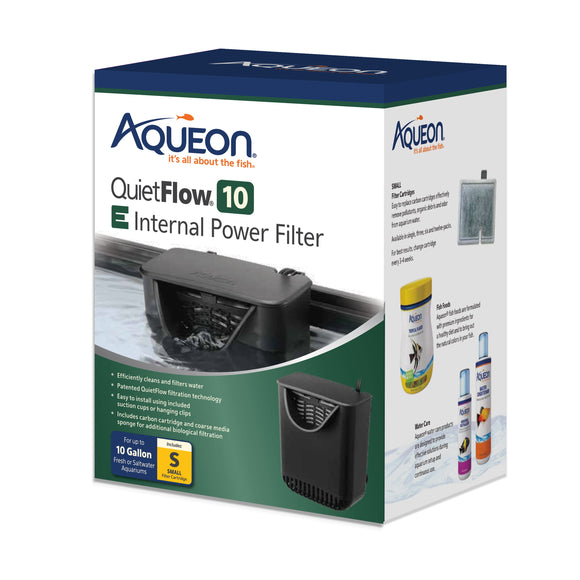 Aqueon QuietFlow® E Internal Power Filters (Small 10 Gallon)