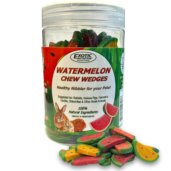 Exotic Nutrition Watermelon Wedges Small Animal Treats (4.7 oz)