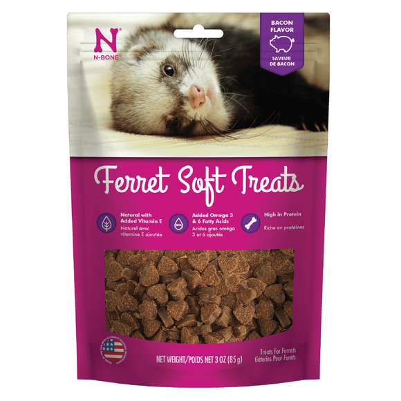 N-Bone® Ferret Soft Treats Bacon Flavor (3 oz)