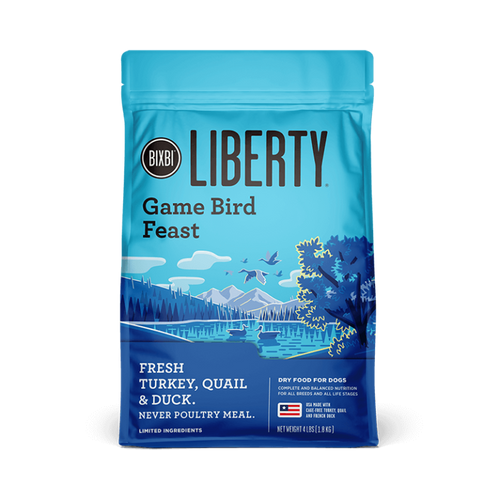 Bixbi Pet Liberty® Dry Food for Dogs – Game Bird Feast