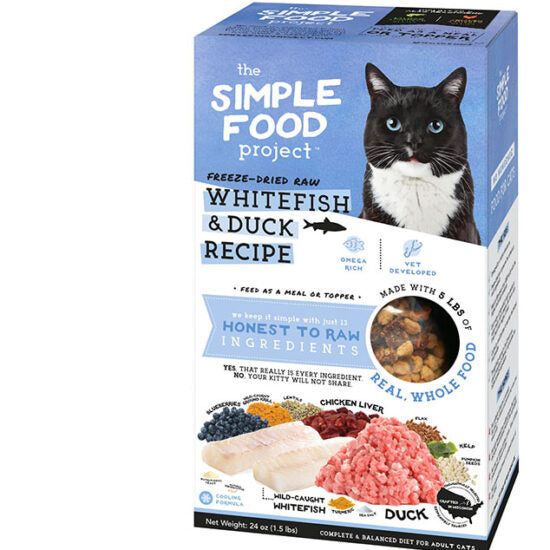 Herbsmith Simple Food Project C Whitefish & Duck Cat Food (24 oz)
