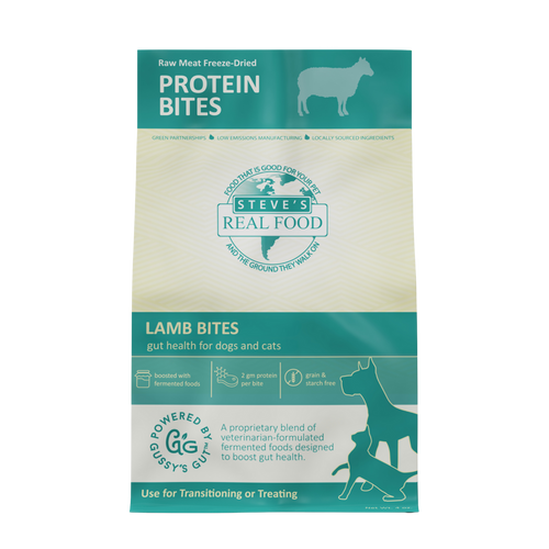 Steve's Lamb Protein Bites – Freeze-Dried Gut Health Treats for Dogs and Cats