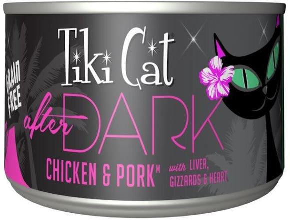 Tiki Cat After Dark Grain Free Chicken and Pork Canned Cat Food