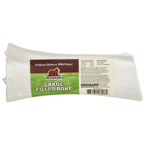 Redbarn Filled Bone Hickory BBQ Flavor (Large - Case of 15)