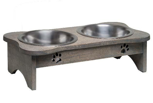 Loving Pets Wooden Modern Diner Dog Bowl