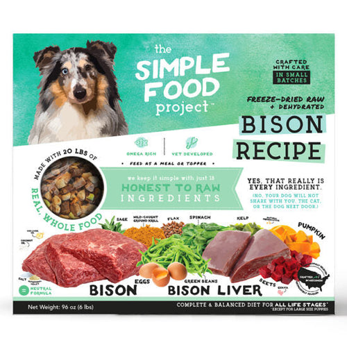 Herbsmith Simple Food Project D Bison Dog Food