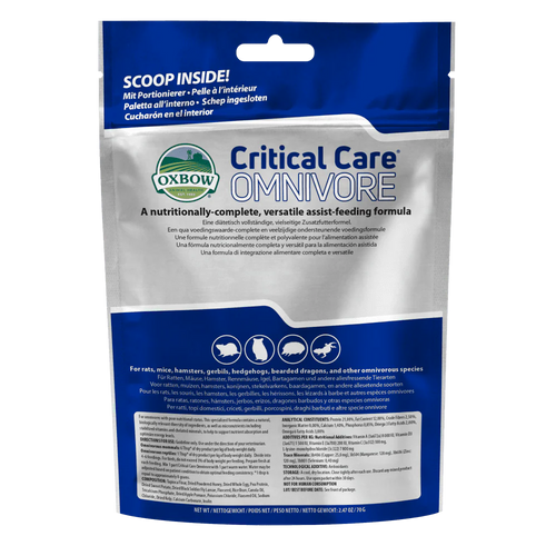 Oxbow Animal Health Critical Care Omnivore (70g)