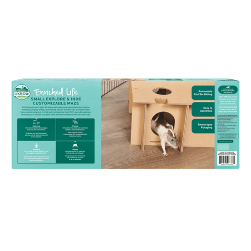 Oxbow Animal Health Enriched Life – Explore & Hide Customizable Maze (Large)