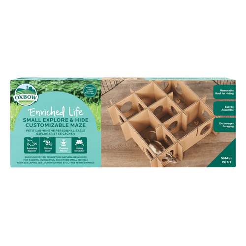 Oxbow Animal Health Enriched Life – Explore & Hide Customizable Maze (Large)