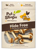 Pet 'n Shape Hide Free Knot Bones Dog Treats (Peanut Butter, 9.28 oz)