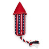 The Worthy Dog Firecracker Toy (Red/White/Blue)