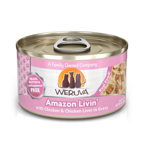 Weruva Amazon Livin' Canned Cat Food (5.5 oz, single can)