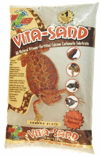 Zoo Med Vita-Sand Substrate Sahara Slate, 10 lb