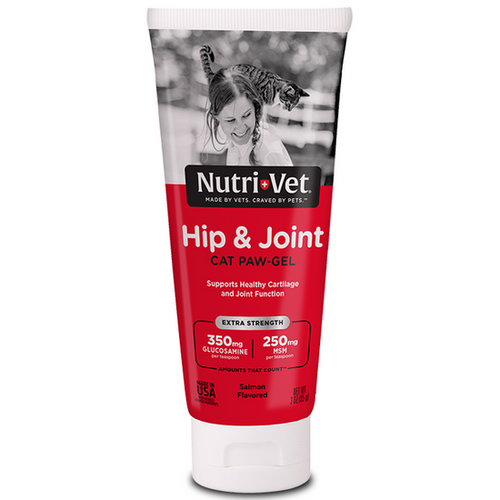 Nutri-Vet Hip & Joint Extra Strength Paw-Gel for Cats (3 oz)