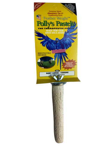 Polly's Pet Products Pastel Baby Bird Perch Large (Large)