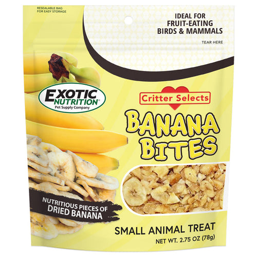 Exotic Nutrition Banana Bites Small Animal Treat (2.75 oz)