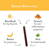 7.2oz Shameless Pets Banana Bone-anza Dental Stick