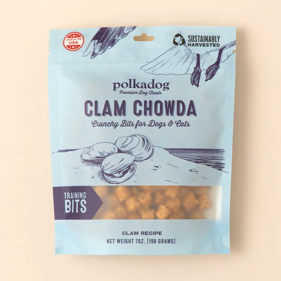 Polkadog Clam Chowda (Bits) (7 oz)