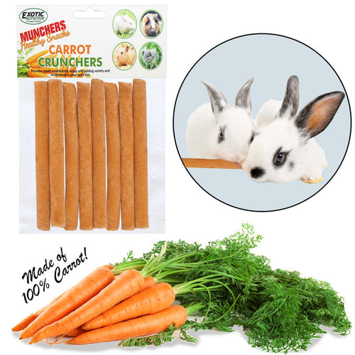 Exotic Nutrition Munchers Carrot Crunchers (4.5 oz)