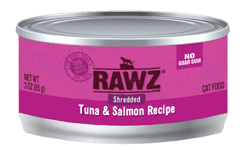 RAWZ® Shredded Tuna & Salmon Cat Food Recipe (3 Oz)