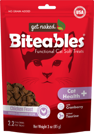 Get Naked® Biteables® Cat Health+ Functional Soft Treats Chicken Feast (3 Oz.)