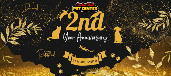 Garden State supplied ad concerning their 2nd anniversary November 15th through 17th with raffles, demos and sales through then as well