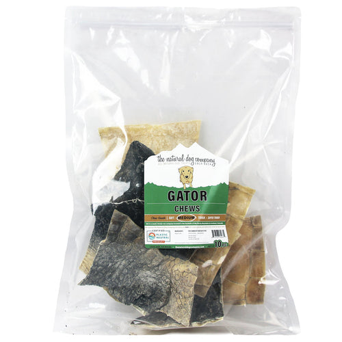 Tuesdays Natural Dog Company Gator Chews Dog Treats (Medium)