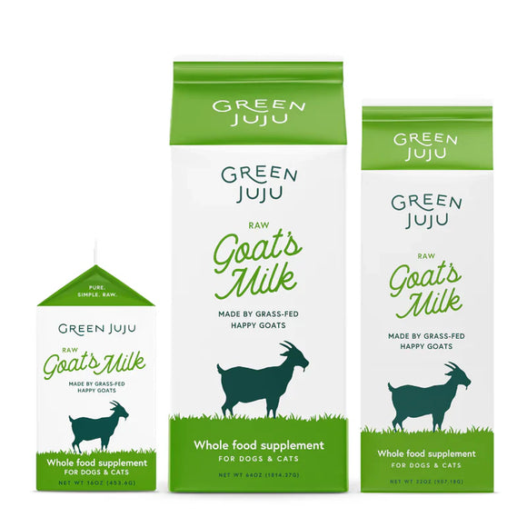 Green Juju Frozen Raw Goat Milk (16 oz.)