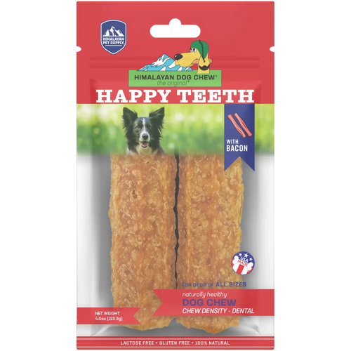 Himalayan Pet Supply Happy Teeth Bacon (Large 4 Oz)