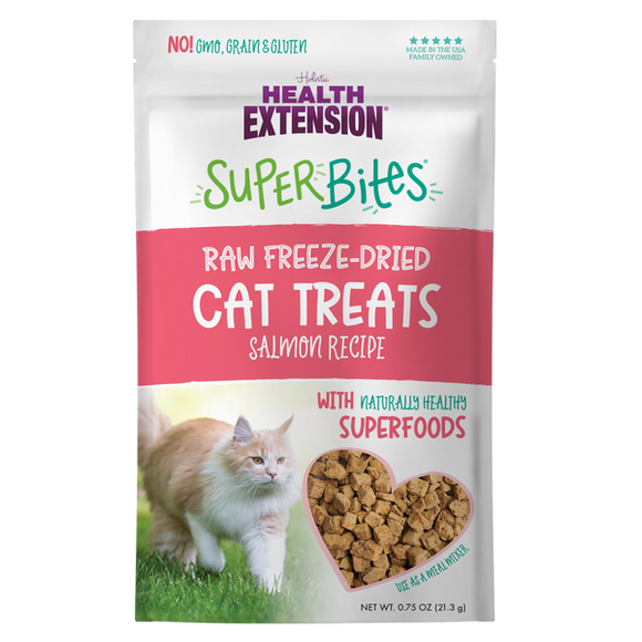 Health Extension Superbites Freeze Dried Raw - Salmon Recipe Cat Treats (0.75 oz)