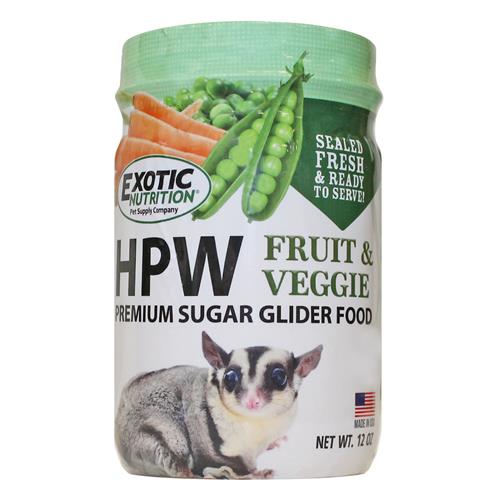 Exotic Nutrition HPW Fruit and Veggie Sugar Glider Food